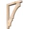 Ekena Millwork Balboa Craftsman Smooth Bracket w/ Offset Brace, Douglas Fir, 5 1/2"W x 36"D x 48"H BKT0604X36X48BOA04SDF - alternate 1